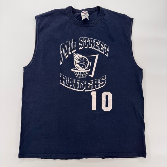 Other - Vintage 74th Street Raiders Heavy Cotton Jersey XL